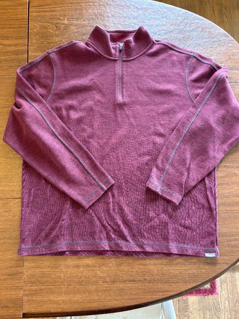 Eddie Bauer 3/4 zip sweater